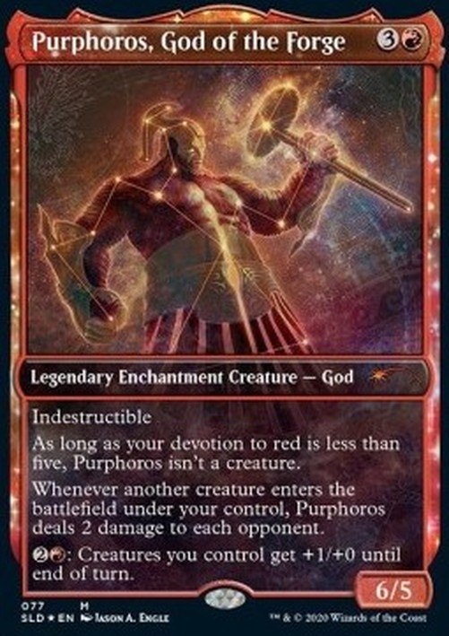Magic: The Gathering Purphoros, God of the Forge