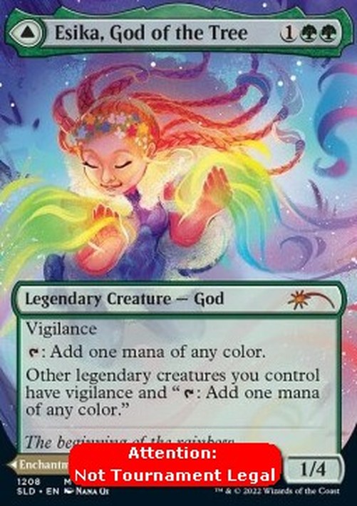 Magic: The Gathering Esika, God of the Tree // The Prismatic Bridge (V.2)