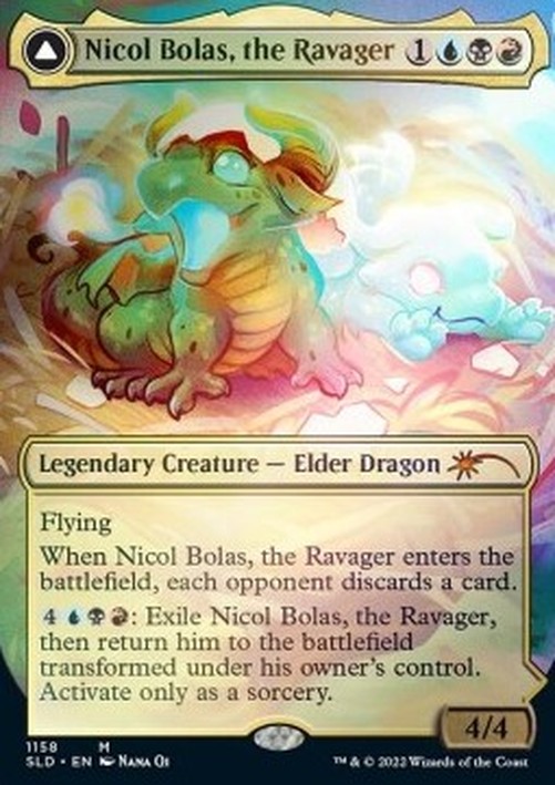 Magic: The Gathering Nicol Bolas, the Ravager // Nicol Bolas, the Arisen (V