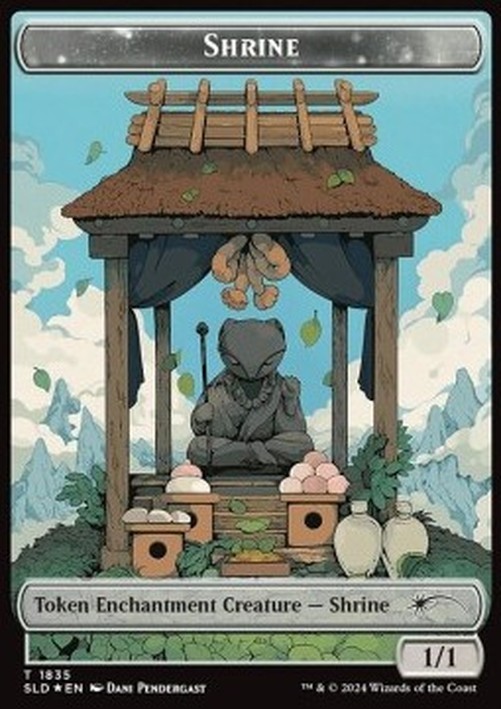 Magic: The Gathering Shrine Token (Colorless 1/1)