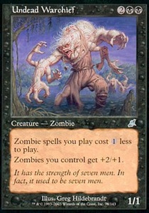 Magic: The Gathering Undead Warchief