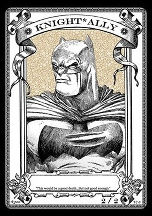 Magic: The Gathering Knight Ally Token (White 2/2) (V.1)
