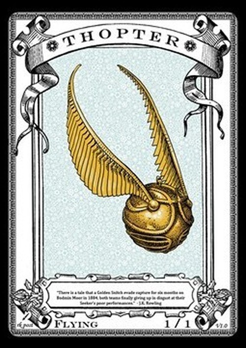 Magic: The Gathering Thopter Token (Artifact 1/1) (V.4)