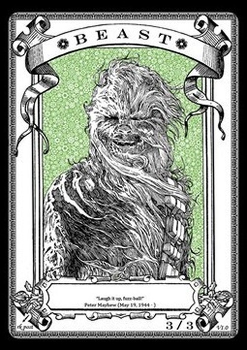 Magic: The Gathering Beast Token (Green 3/3) (V.2)