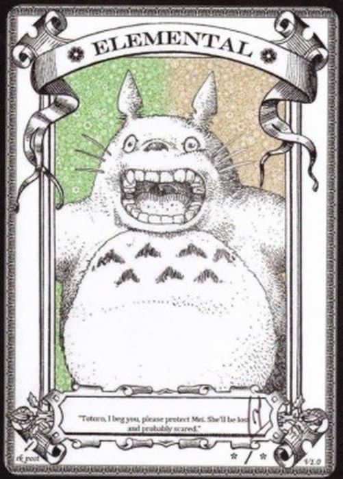 Magic: The Gathering Elemental Token (Green */*) (V.1)