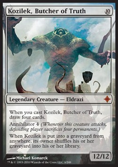 Magic: The Gathering Kozilek, Butcher of Truth