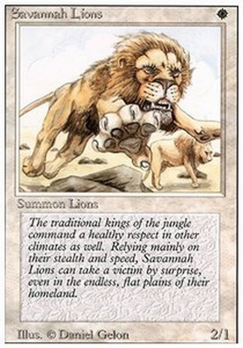 Magic: The Gathering Savannah Lions