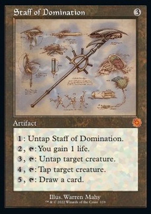 Magic: The Gathering Staff of Domination (V.2)