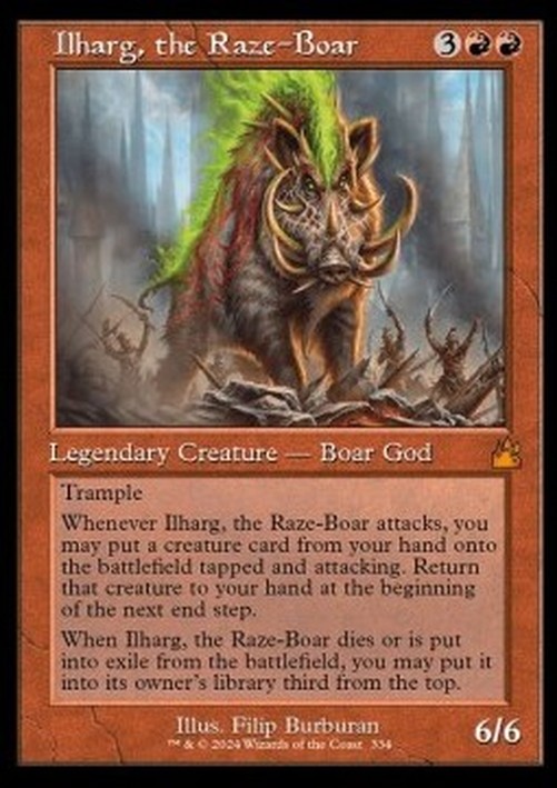 Magic: The Gathering Ilharg, the Raze-Boar (V.1)