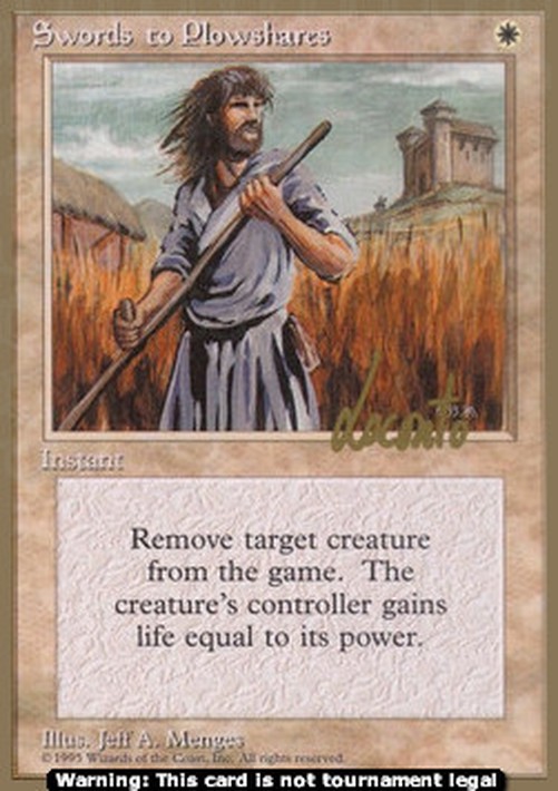 Magic: The Gathering Swords to Plowshares