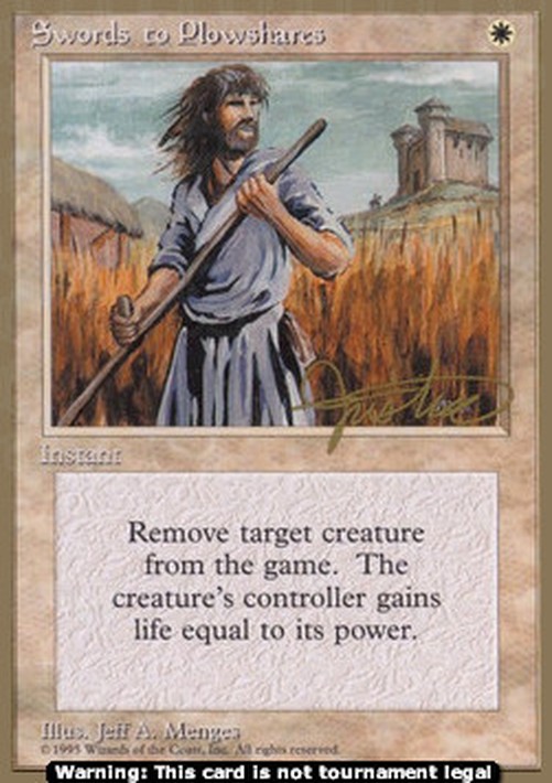 Magic: The Gathering Swords to Plowshares