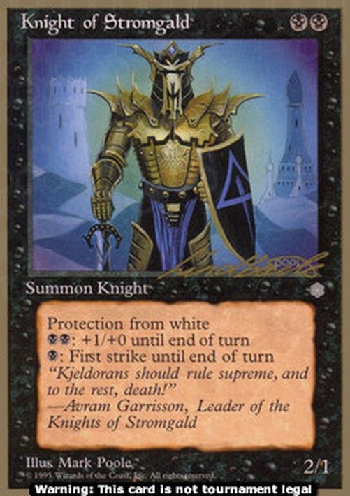 Magic: The Gathering Knight of Stromgald