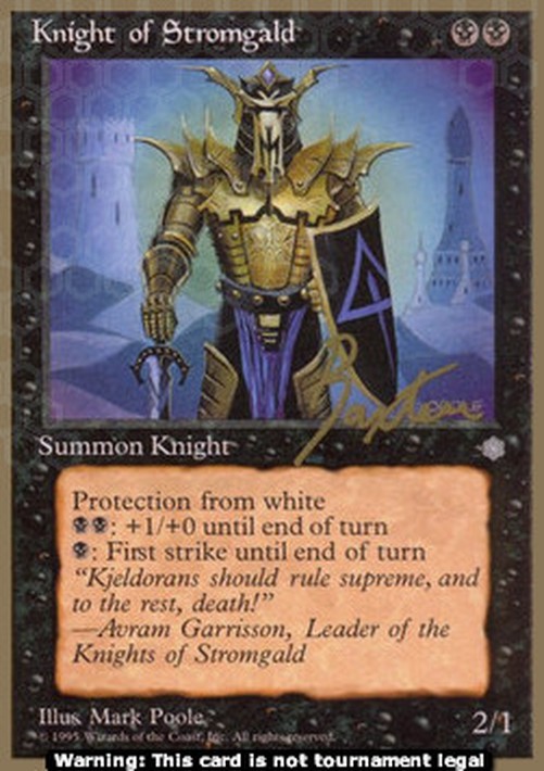 Magic: The Gathering Knight of Stromgald