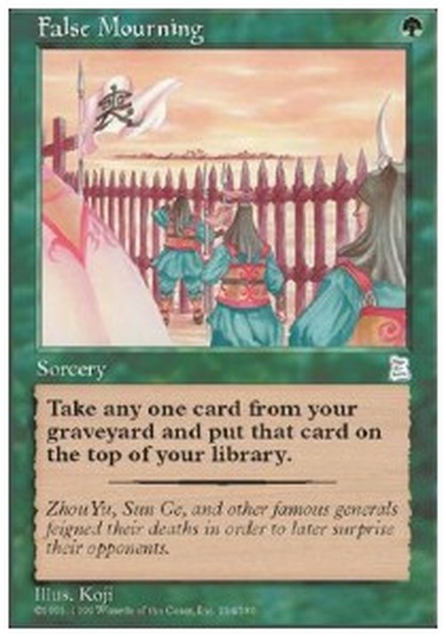 Magic: The Gathering False Mourning