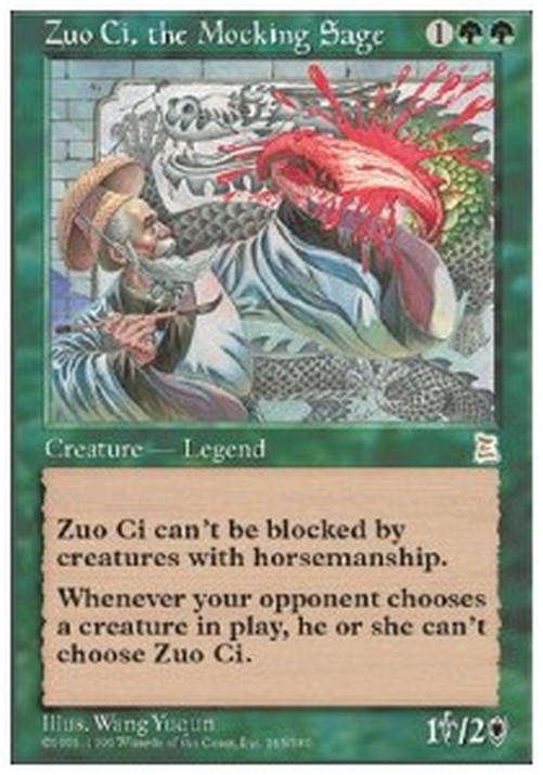 Magic: The Gathering Zuo Ci, the Mocking Sage