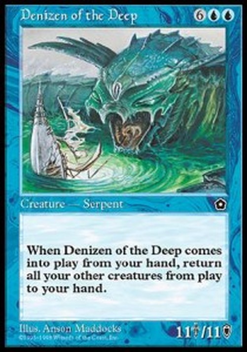Magic: The Gathering Denizen of the Deep