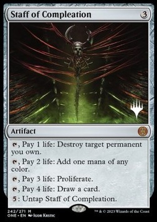 Magic: The Gathering Staff of Compleation (V.2)