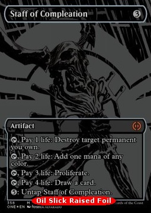 Magic: The Gathering Staff of Compleation