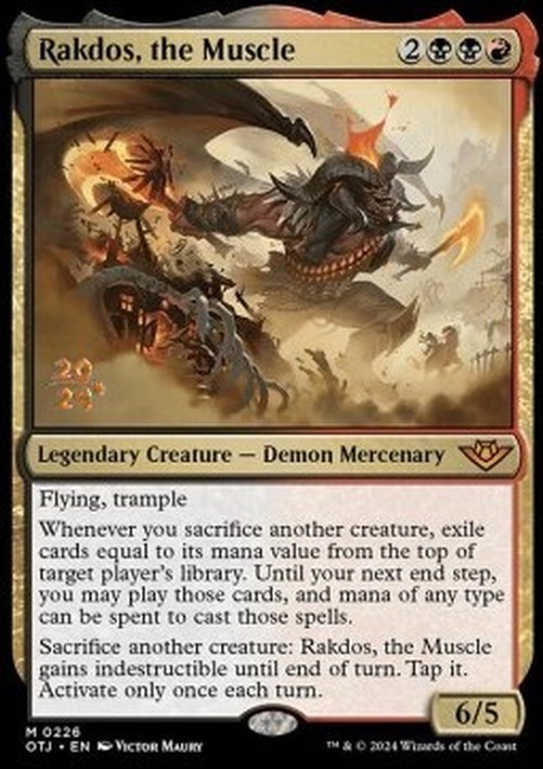Magic: The Gathering Rakdos, the Muscle (V.1)