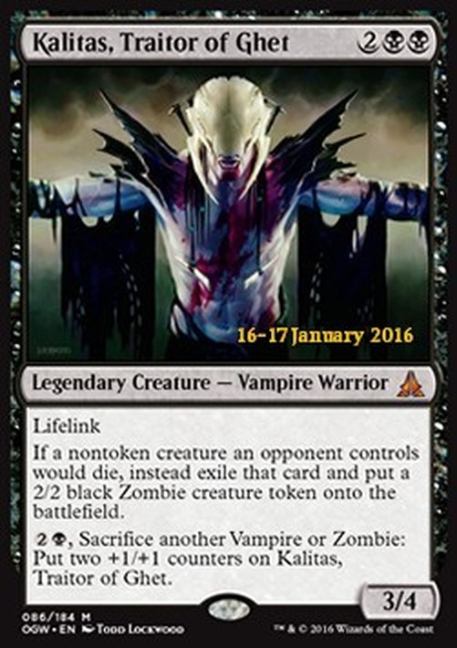 Magic: The Gathering Kalitas, Traitor of Ghet