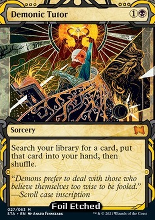 Magic: The Gathering Demonic Tutor (V.3)