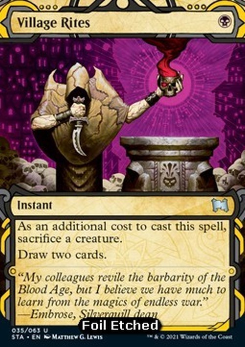 Magic: The Gathering Village Rites (V.3)