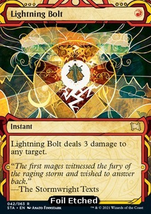 Magic: The Gathering Lightning Bolt (V.3)