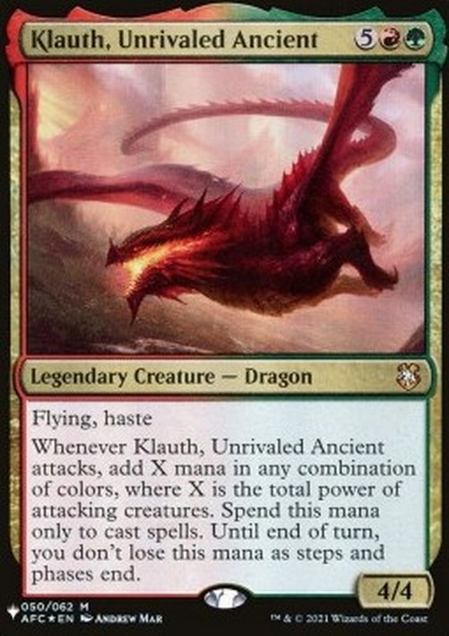 Magic: The Gathering Klauth, Unrivaled Ancient
