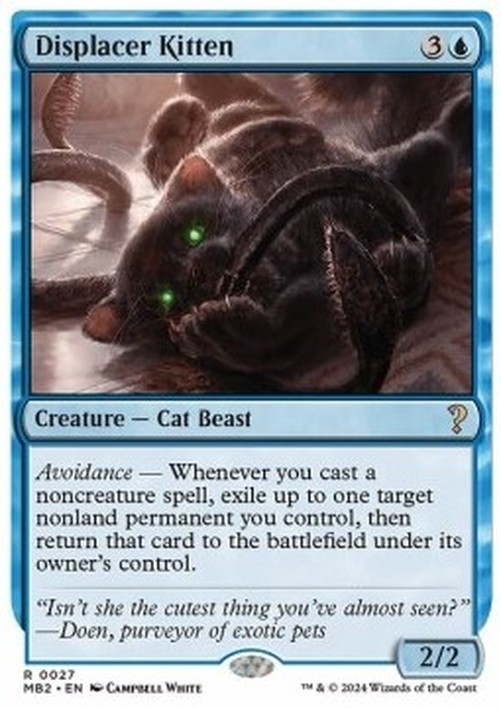 Magic: The Gathering Displacer Kitten