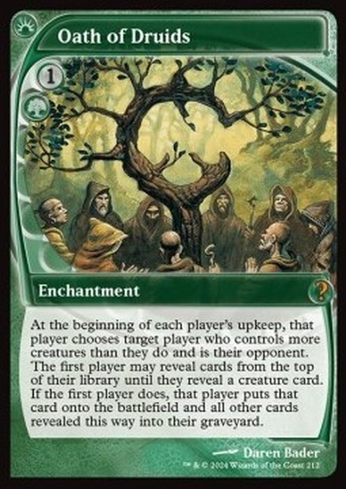 Magic: The Gathering Oath of Druids