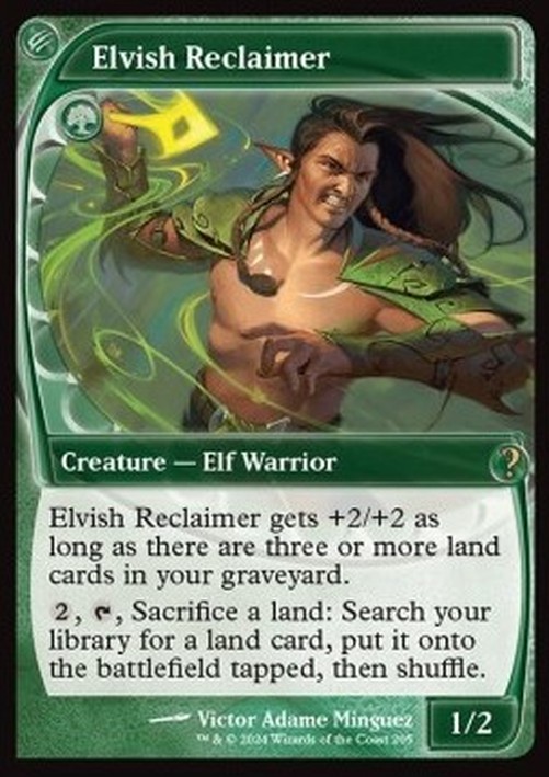Magic: The Gathering Elvish Reclaimer