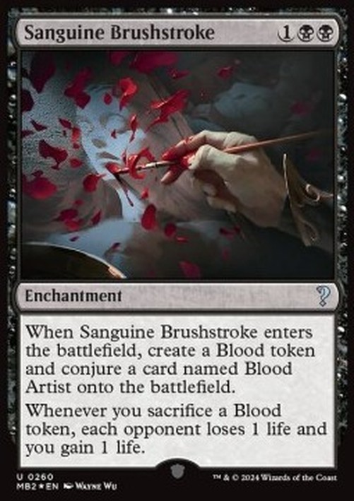 Magic: The Gathering Sanguine Brushstroke
