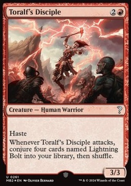 Magic: The Gathering Toralf's Disciple