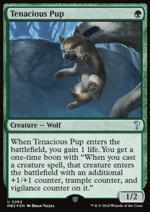 Magic: The Gathering Tenacious Pup