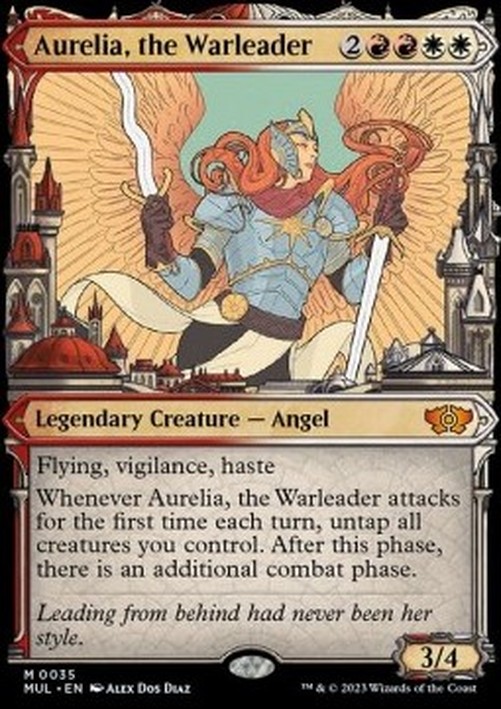 Magic: The Gathering Aurelia, the Warleader (V.1)