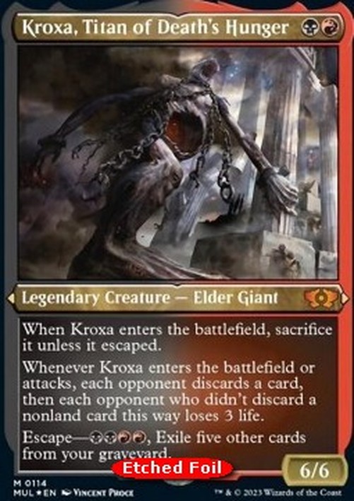 Magic: The Gathering Kroxa, Titan of Death's Hunger (V.2)