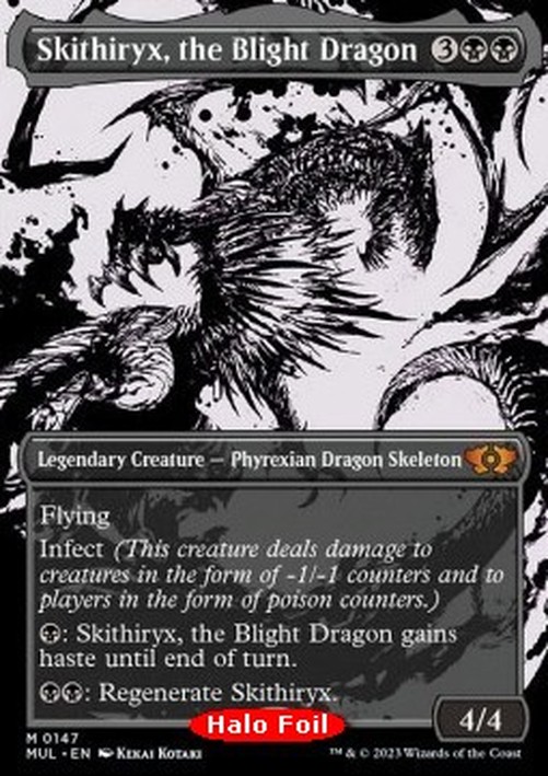 Magic: The Gathering Skithiryx, the Blight Dragon (V.3)