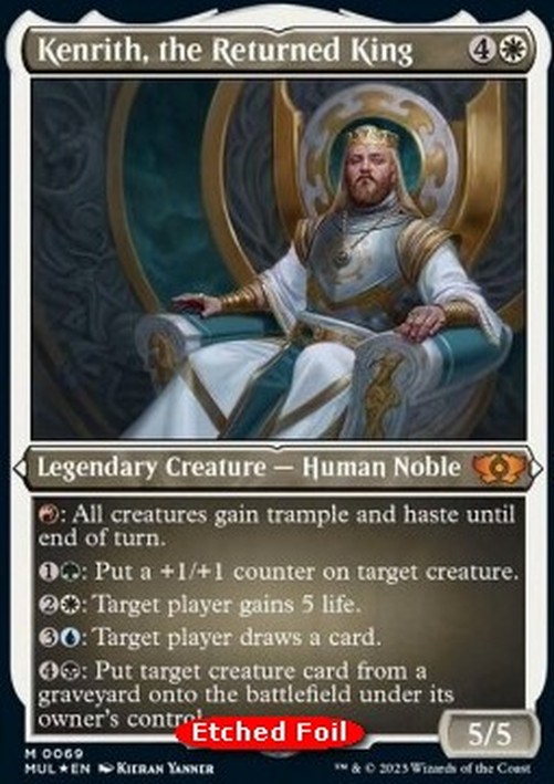 Magic: The Gathering Kenrith, the Returned King (V.2)