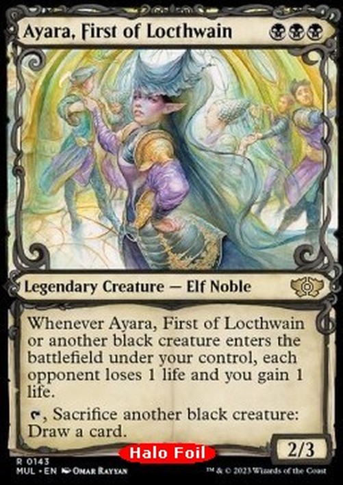 Magic: The Gathering Ayara, First of Locthwain (V.3)