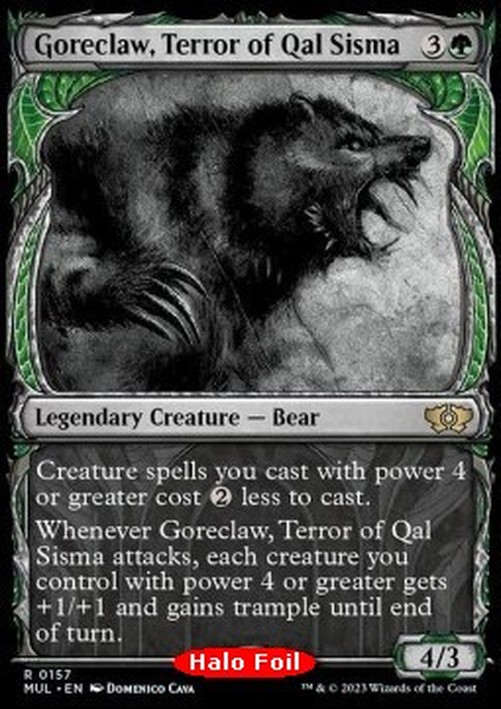 Magic: The Gathering Goreclaw, Terror of Qal Sisma (V.3)