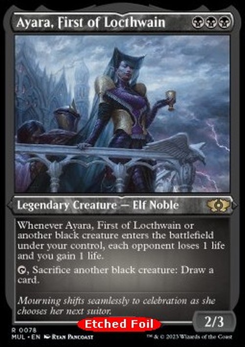 Magic: The Gathering Ayara, First of Locthwain (V.2)