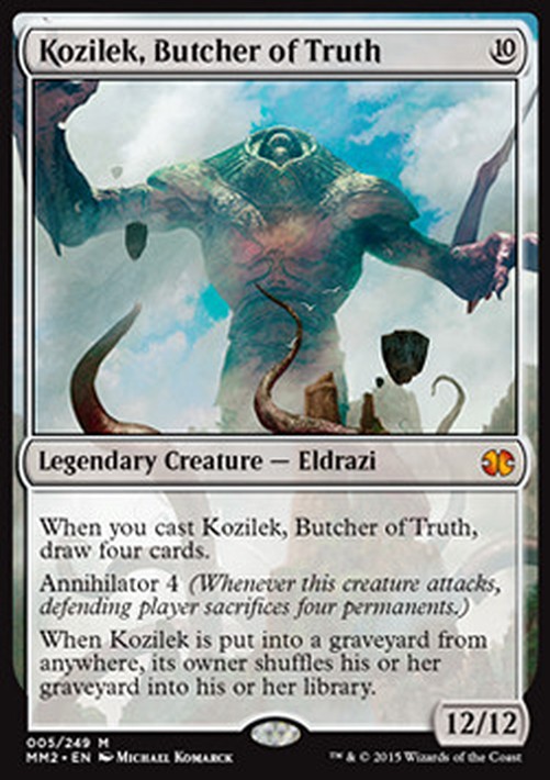Magic: The Gathering Kozilek, Butcher of Truth