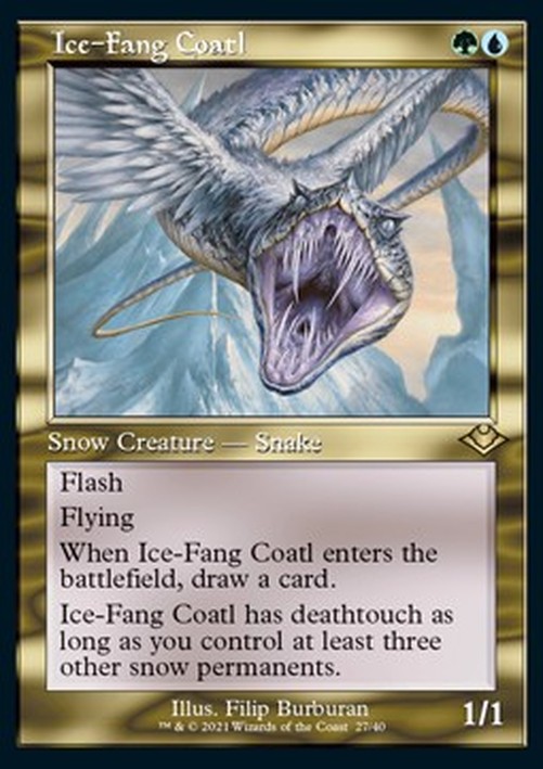 Magic: The Gathering Ice-Fang Coatl (V.1)