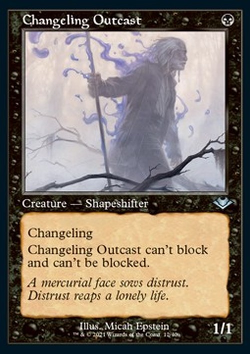 Magic: The Gathering Changeling Outcast (V.1)