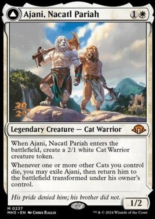 Magic: The Gathering Ajani, Nacatl Pariah // Ajani, Nacatl Avenger