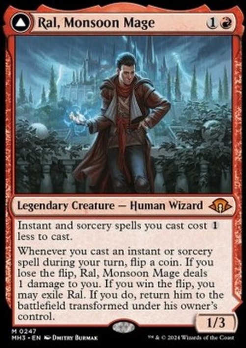 Magic: The Gathering Ral, Monsoon Mage // Ral, Leyline Prodigy