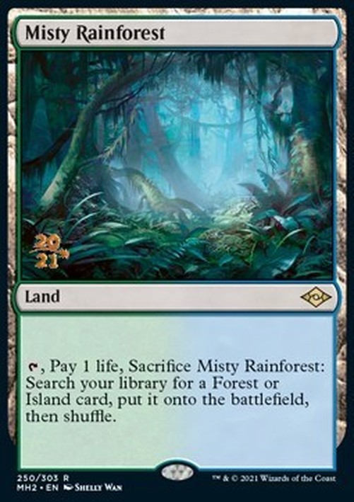 Magic: The Gathering Misty Rainforest