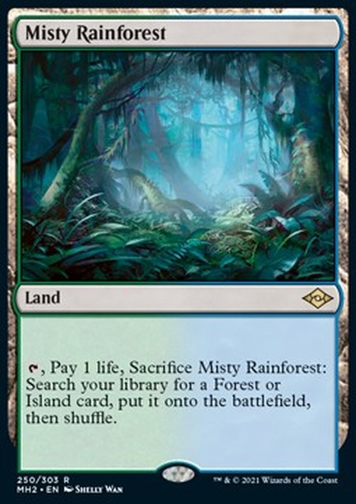 Magic: The Gathering Misty Rainforest