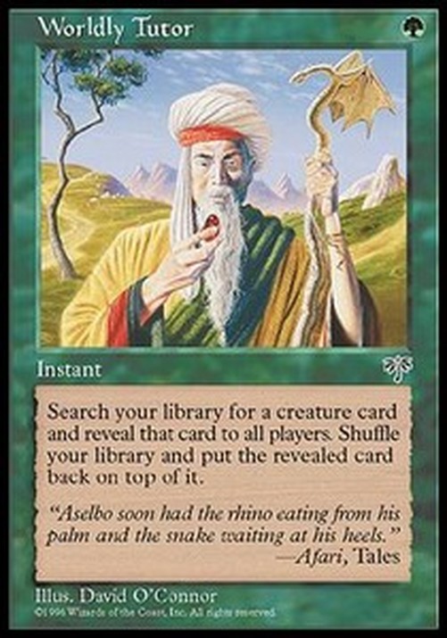 Magic: The Gathering Worldly Tutor