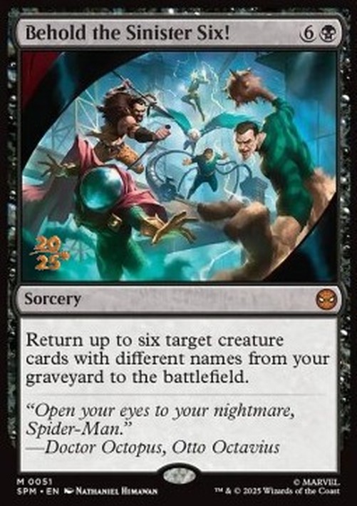 Magic: The Gathering Behold the Sinister Six!